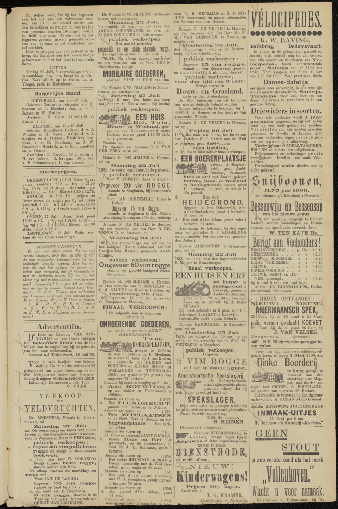 Bekijk detail van "Dedemsvaartsche Courant 20/7/1889 pagina 3 van 4<br xmlns:atlantis="urn:atlantis" />"