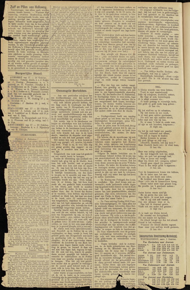 Bekijk detail van "Dedemsvaartsche Courant 26/10/1889 pagina 4 van 4<br xmlns:atlantis="urn:atlantis" />"