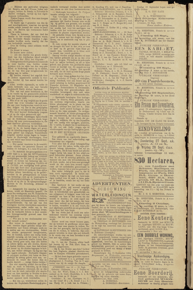 Bekijk detail van "Dedemsvaartsche Courant 22/9/1894 pagina 2 van 4<br xmlns:atlantis="urn:atlantis" />"