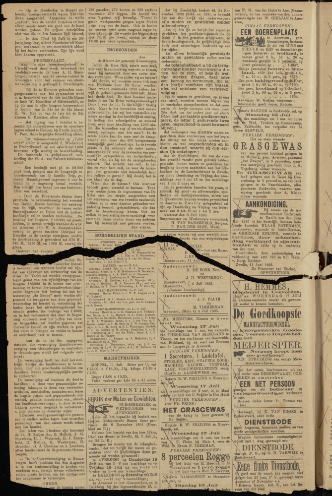 Bekijk detail van "Dedemsvaartsche Courant 13/7/1895 pagina 2 van 4<br xmlns:atlantis="urn:atlantis" />"