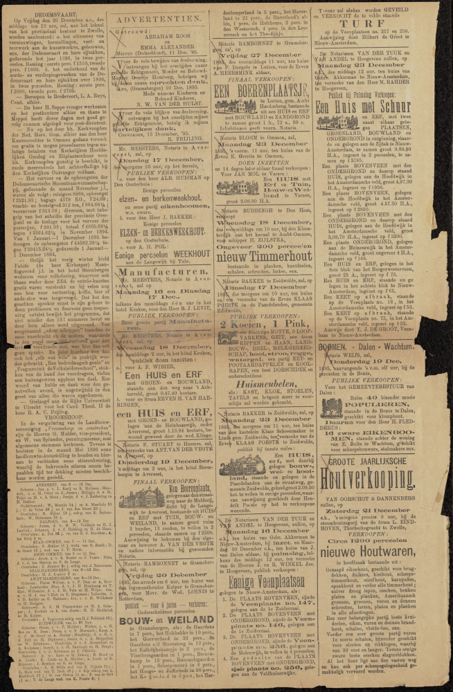 Bekijk detail van "Dedemsvaartsche Courant 14/12/1895 pagina 2 van 4<br xmlns:atlantis="urn:atlantis" />"