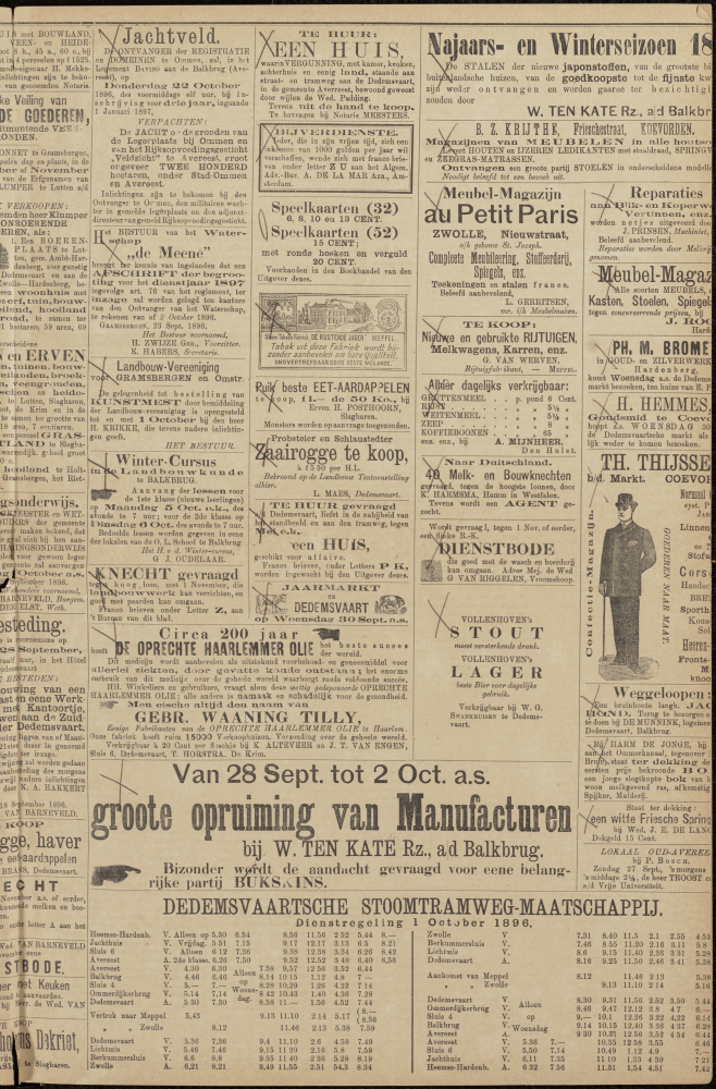 Bekijk detail van "Dedemsvaartsche Courant 26/9/1896 pagina 3 van 4<br xmlns:atlantis="urn:atlantis" />"