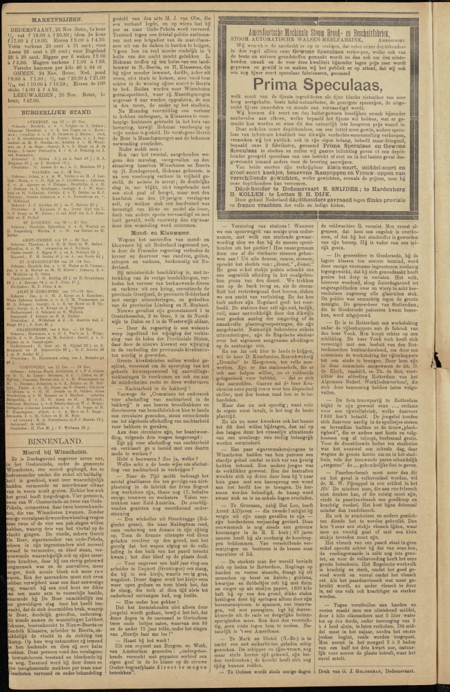 Bekijk detail van "Dedemsvaartsche Courant 28/11/1896 pagina 4 van 4<br xmlns:atlantis="urn:atlantis" />"