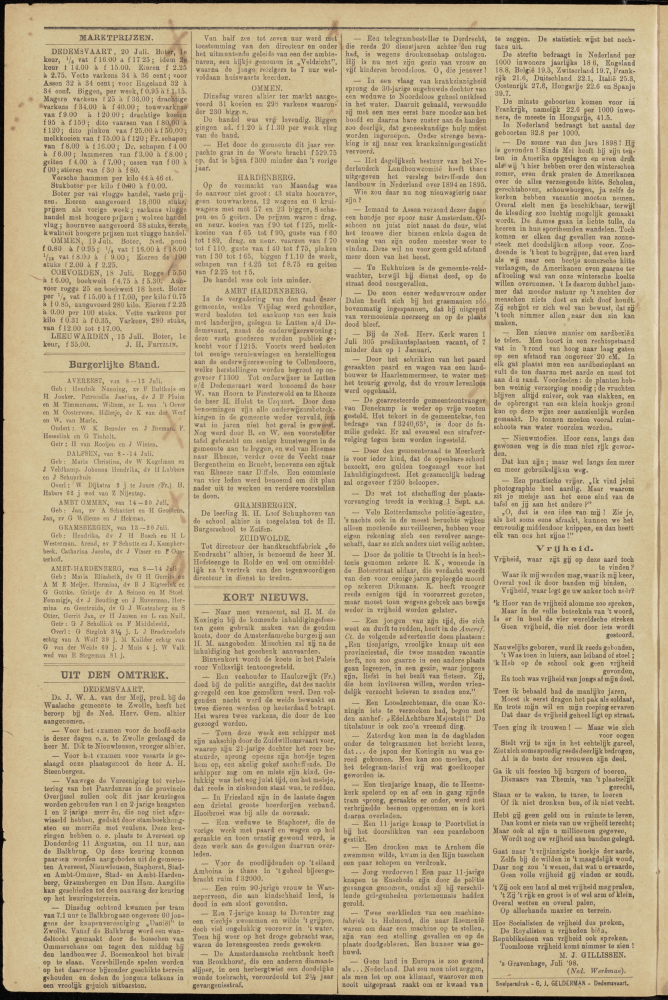 Bekijk detail van "Dedemsvaartsche Courant 23/7/1898 pagina 6 van 6<br xmlns:atlantis="urn:atlantis" />"