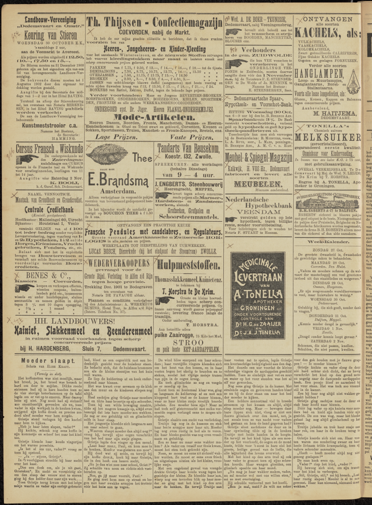 Bekijk detail van "Dedemsvaartsche Courant 26/10/1901 pagina 4 van 4<br xmlns:atlantis="urn:atlantis" />"