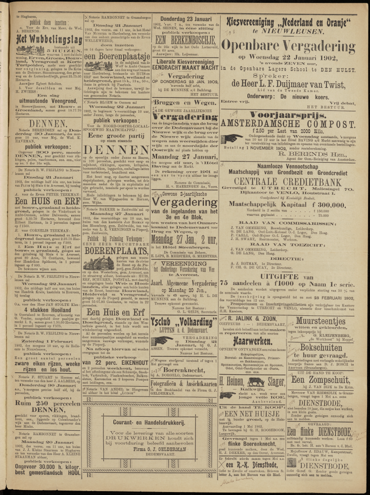 Bekijk detail van "Dedemsvaartsche Courant 18/1/1902 pagina 3 van 4<br xmlns:atlantis="urn:atlantis" />"