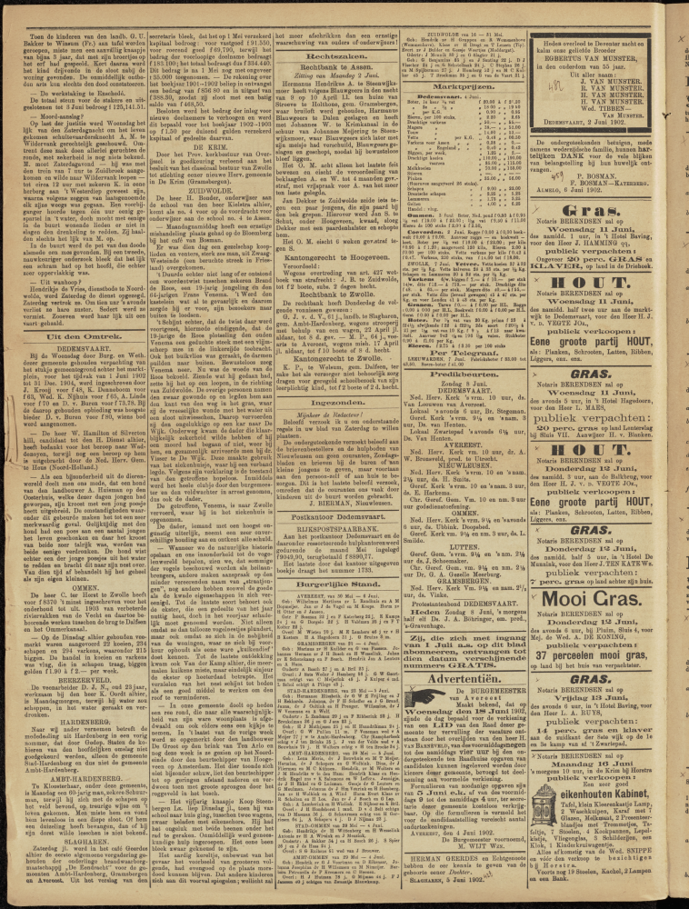 Bekijk detail van "Dedemsvaartsche Courant 7/6/1902 pagina 2 van 4<br xmlns:atlantis="urn:atlantis" />"