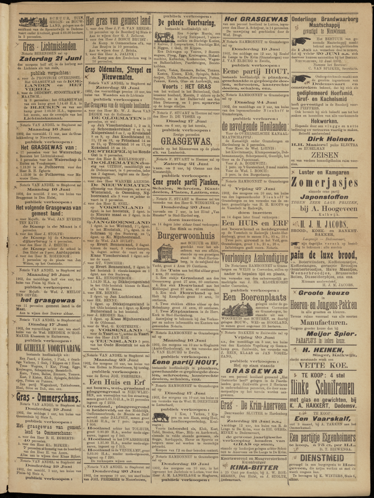 Bekijk detail van "Dedemsvaartsche Courant 14/6/1902 pagina 3 van 4<br xmlns:atlantis="urn:atlantis" />"