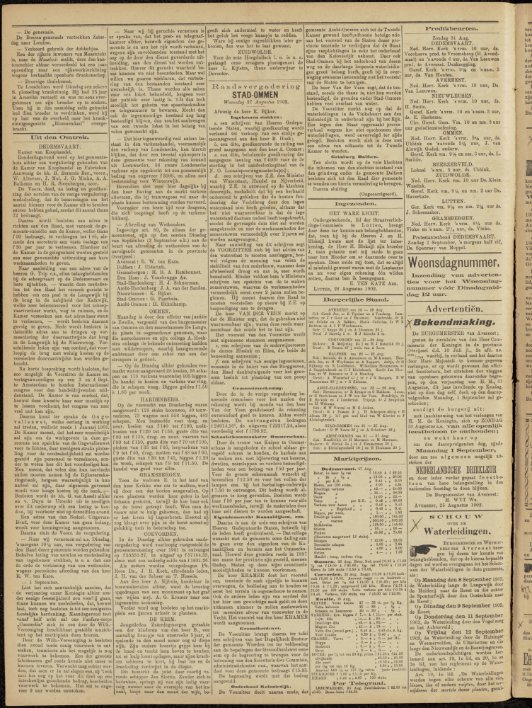 Bekijk detail van "Dedemsvaartsche Courant 30/8/1902 pagina 2 van 4<br xmlns:atlantis="urn:atlantis" />"