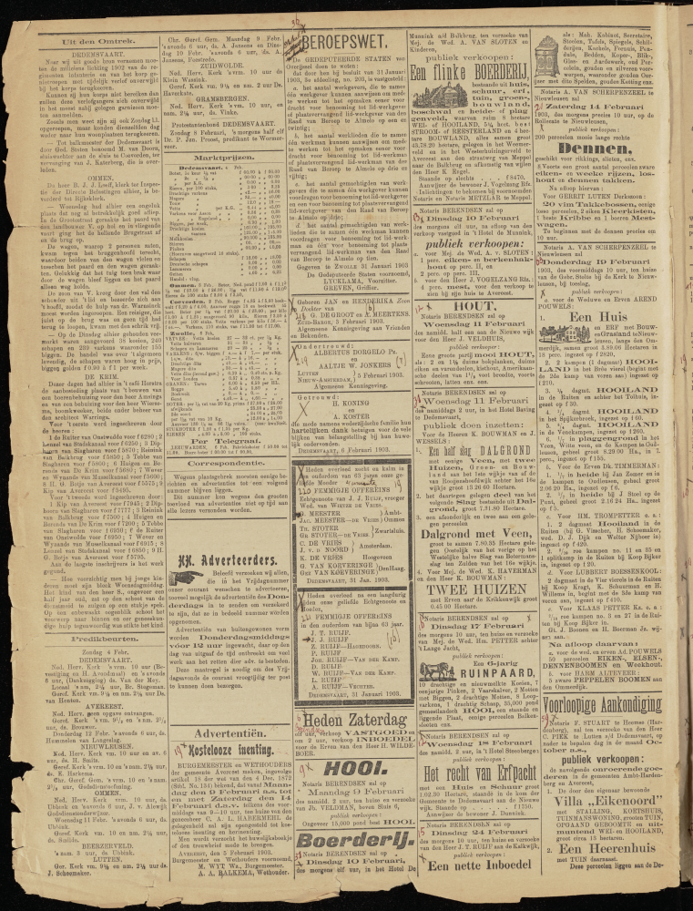Bekijk detail van "Dedemsvaartsche Courant 7/2/1903 pagina 2 van 6<br xmlns:atlantis="urn:atlantis" />"