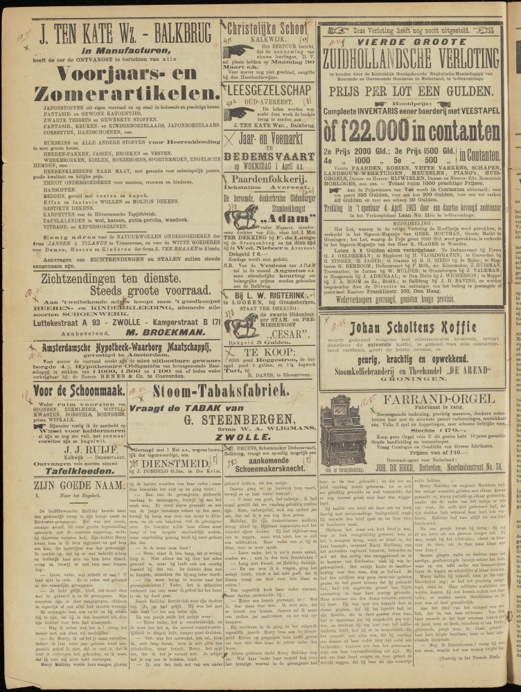 Bekijk detail van "Dedemsvaartsche Courant 28/3/1903 pagina 4 van 6<br xmlns:atlantis="urn:atlantis" />"