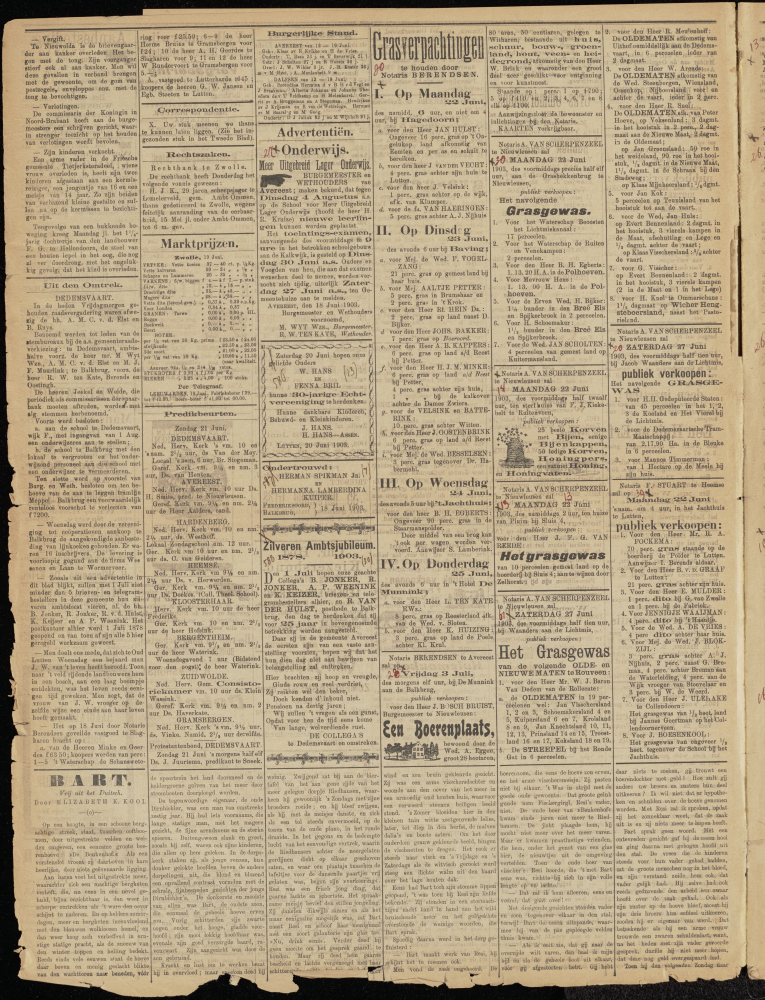 Bekijk detail van "Dedemsvaartsche Courant 20/6/1903 pagina 2 van 6<br xmlns:atlantis="urn:atlantis" />"