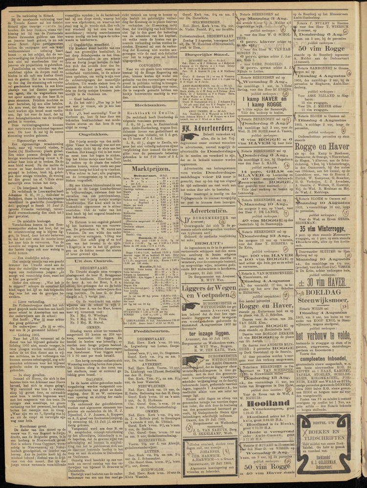 Bekijk detail van "Dedemsvaartsche Courant 1/8/1903 pagina 2 van 4<br xmlns:atlantis="urn:atlantis" />"