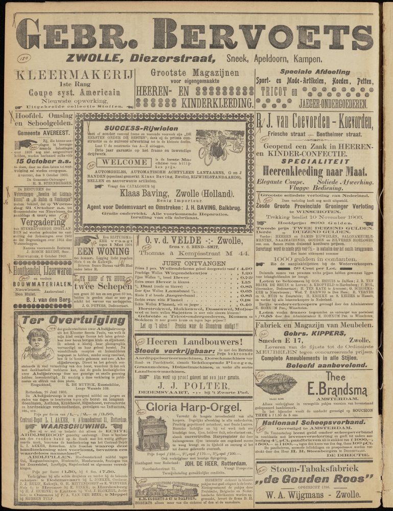 Bekijk detail van "Dedemsvaartsche Courant 10/10/1903 pagina 4 van 6<br xmlns:atlantis="urn:atlantis" />"