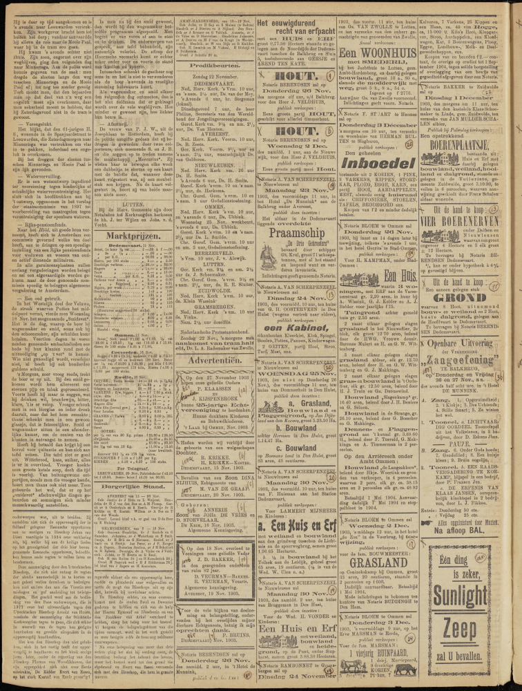 Bekijk detail van "Dedemsvaartsche Courant 21/11/1903 pagina 2 van 6<br xmlns:atlantis="urn:atlantis" />"