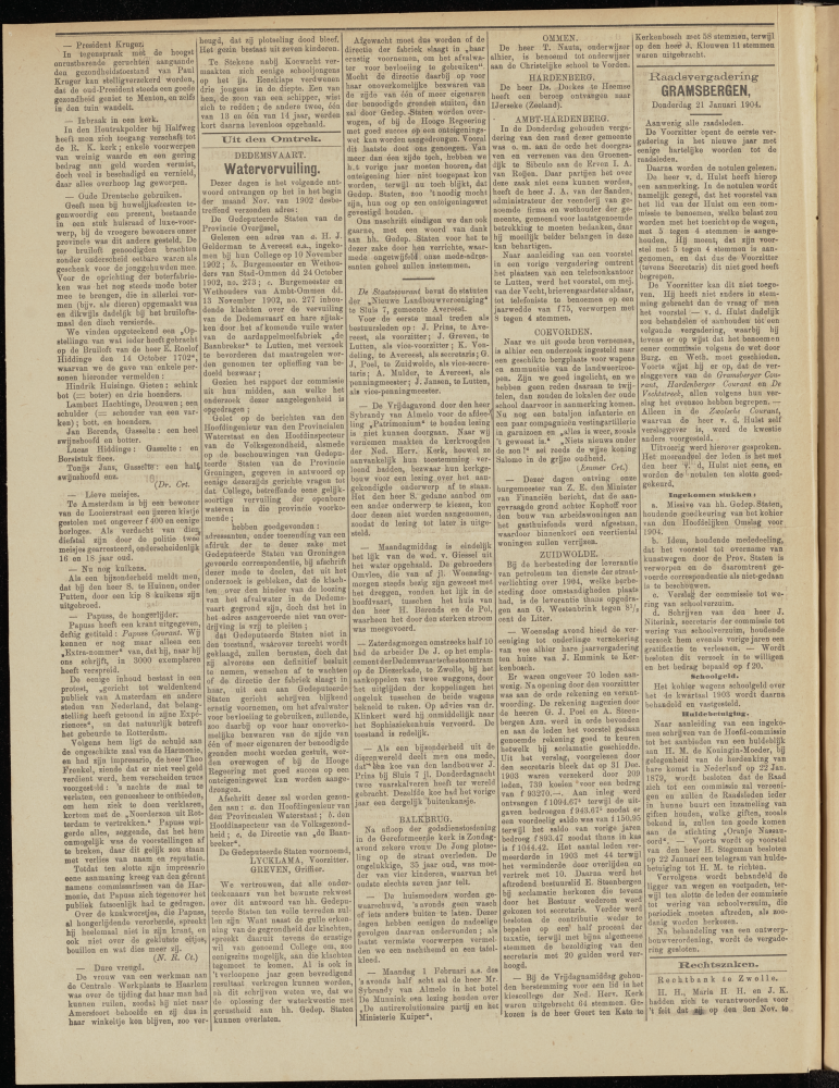 Bekijk detail van "Dedemsvaartsche Courant 27/1/1904 pagina 2 van 4<br xmlns:atlantis="urn:atlantis" />"