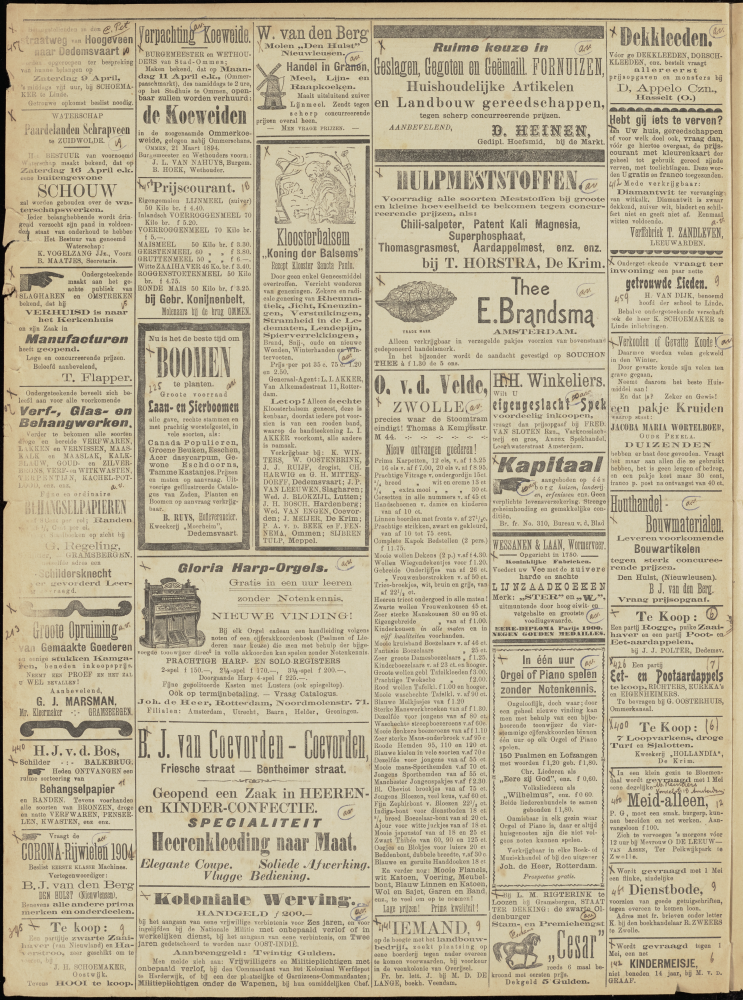 Bekijk detail van "Dedemsvaartsche Courant 9/<span class="highlight">4</span>/1904 pagina <span class="highlight">4</span> van 6<br xmlns:atlantis="urn:atlantis" />"