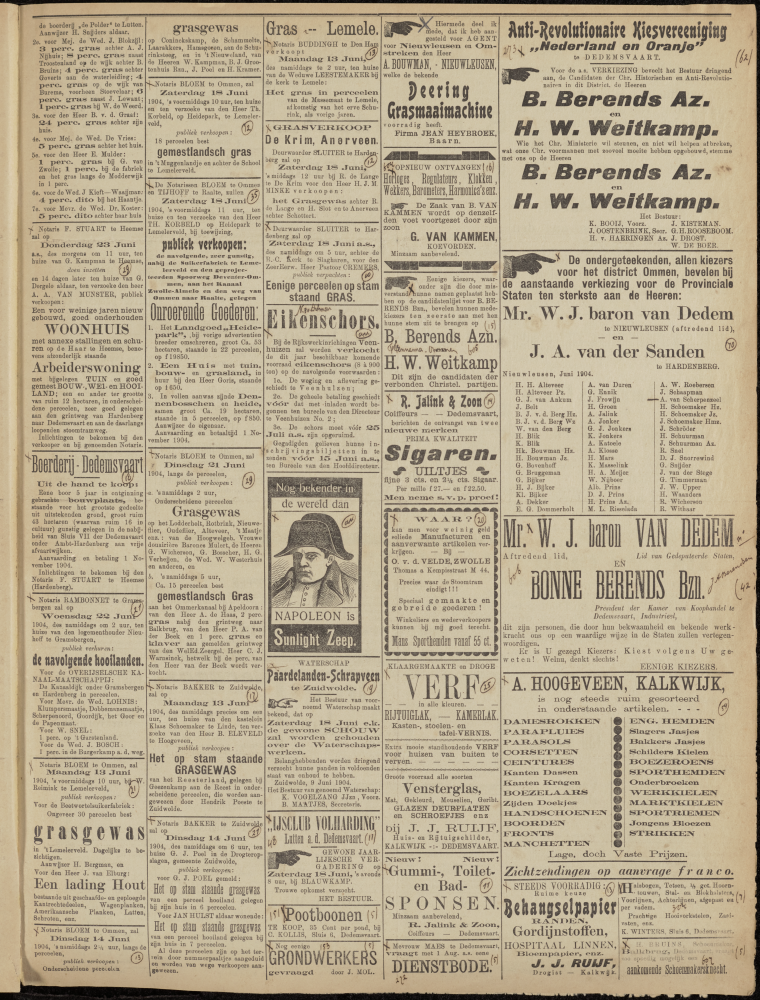 Bekijk detail van "Dedemsvaartsche Courant 11/6/1904 pagina 3 van 6<br xmlns:atlantis="urn:atlantis" />"