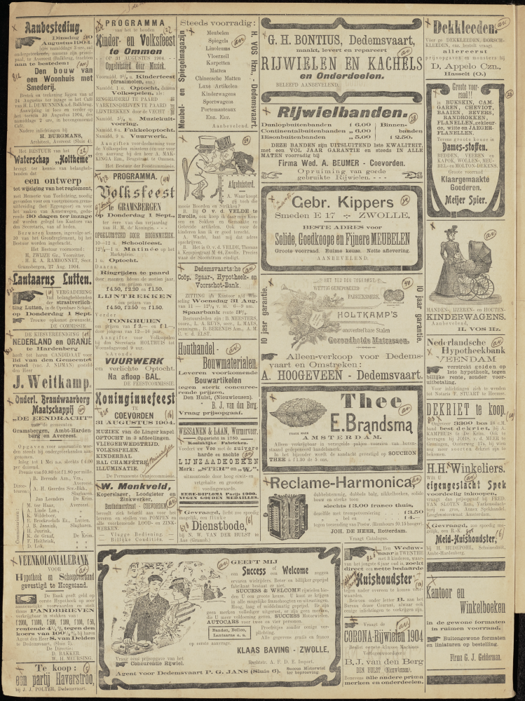 Bekijk detail van "Dedemsvaartsche Courant 27/8/1904 pagina 4 van 4<br xmlns:atlantis="urn:atlantis" />"