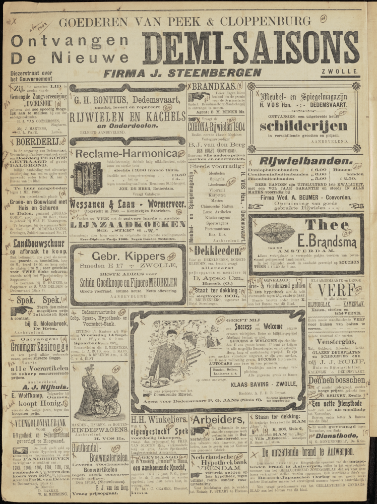 Bekijk detail van "Dedemsvaartsche Courant 10/9/1904 pagina 4 van 4<br xmlns:atlantis="urn:atlantis" />"