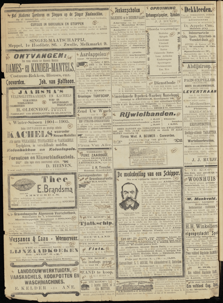 Bekijk detail van "Dedemsvaartsche Courant 1/10/1904 pagina 4 van 4<br xmlns:atlantis="urn:atlantis" />"