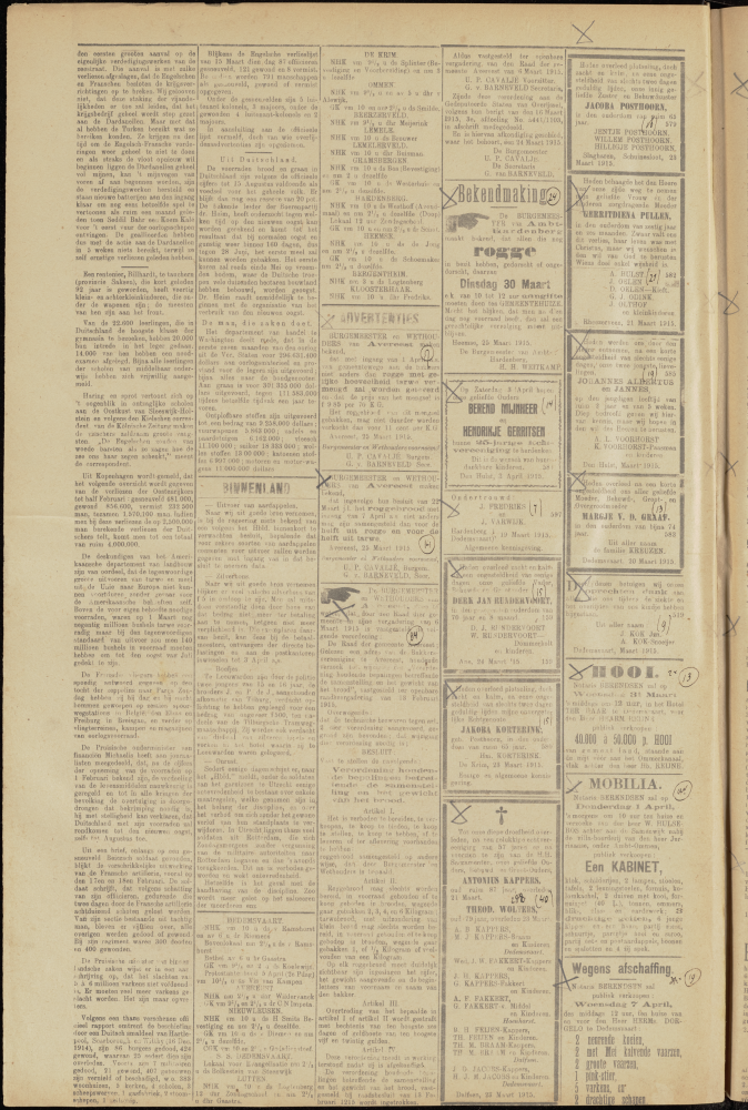 Bekijk detail van "Dedemsvaartsche Courant 27/3/1915 pagina 2 van 8<br xmlns:atlantis="urn:atlantis" />"