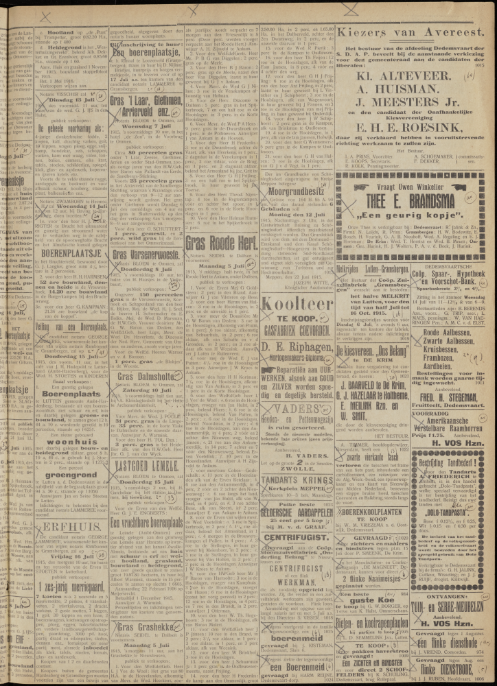 Bekijk detail van "Dedemsvaartsche Courant 3/7/1915 pagina 3 van 4<br xmlns:atlantis="urn:atlantis" />"