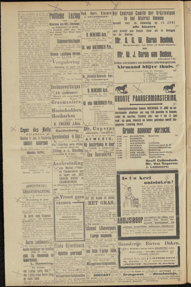 Bekijk detail van "Dedemsvaartsche Courant 10/6/1916 pagina 2 van 8<br xmlns:atlantis="urn:atlantis" />"