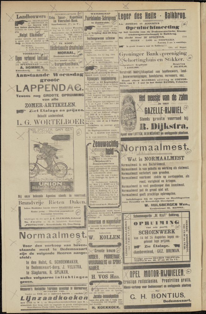 Bekijk detail van "Dedemsvaartsche Courant 12/8/1916 pagina 4 van 4<br xmlns:atlantis="urn:atlantis" />"