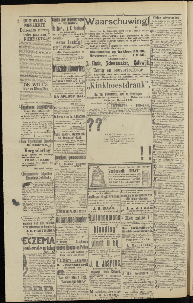 Bekijk detail van "Dedemsvaartsche Courant 1/<span class="highlight">3</span>/1922 pagina 4 van 4<br xmlns:atlantis="urn:atlantis" />"