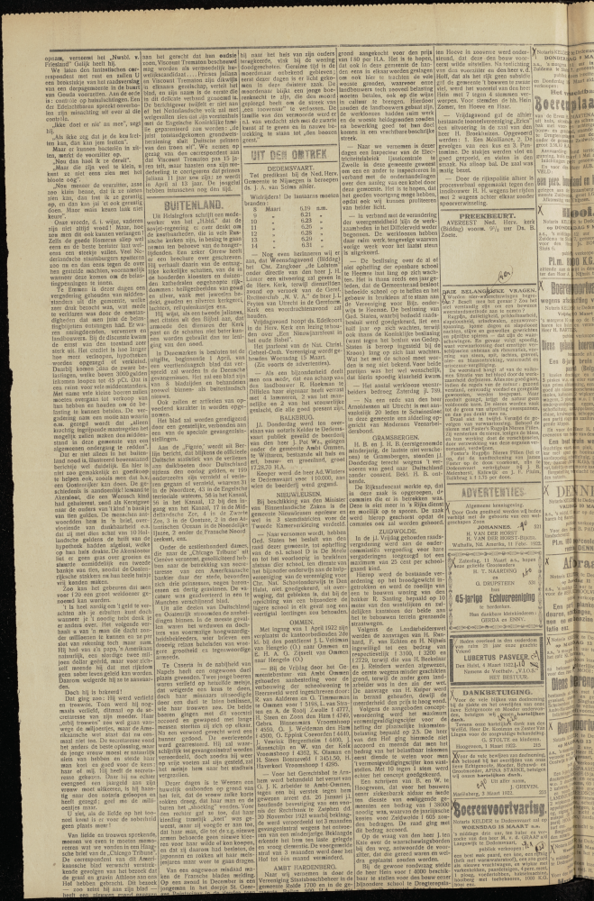 Bekijk detail van "Dedemsvaartsche Courant 8/3/1922 pagina 2 van 4<br xmlns:atlantis="urn:atlantis" />"