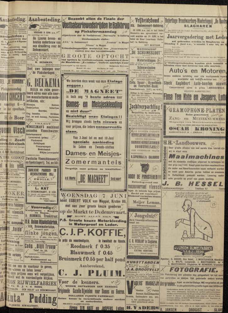 Bekijk detail van "Dedemsvaartsche Courant <span class="highlight">3</span>/6/1922 pagina <span class="highlight">3</span> van 12<br xmlns:atlantis="urn:atlantis" />"