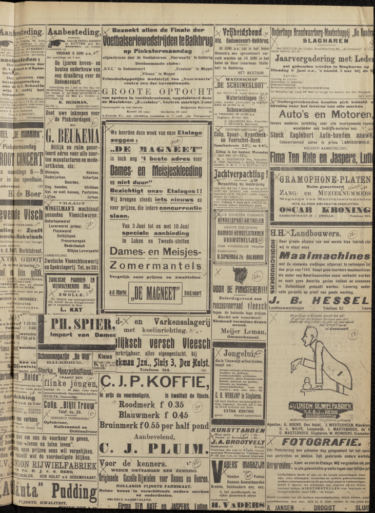 Bekijk detail van "Dedemsvaartsche Courant 3/6/1922 pagina 5 van 12<br xmlns:atlantis="urn:atlantis" />"