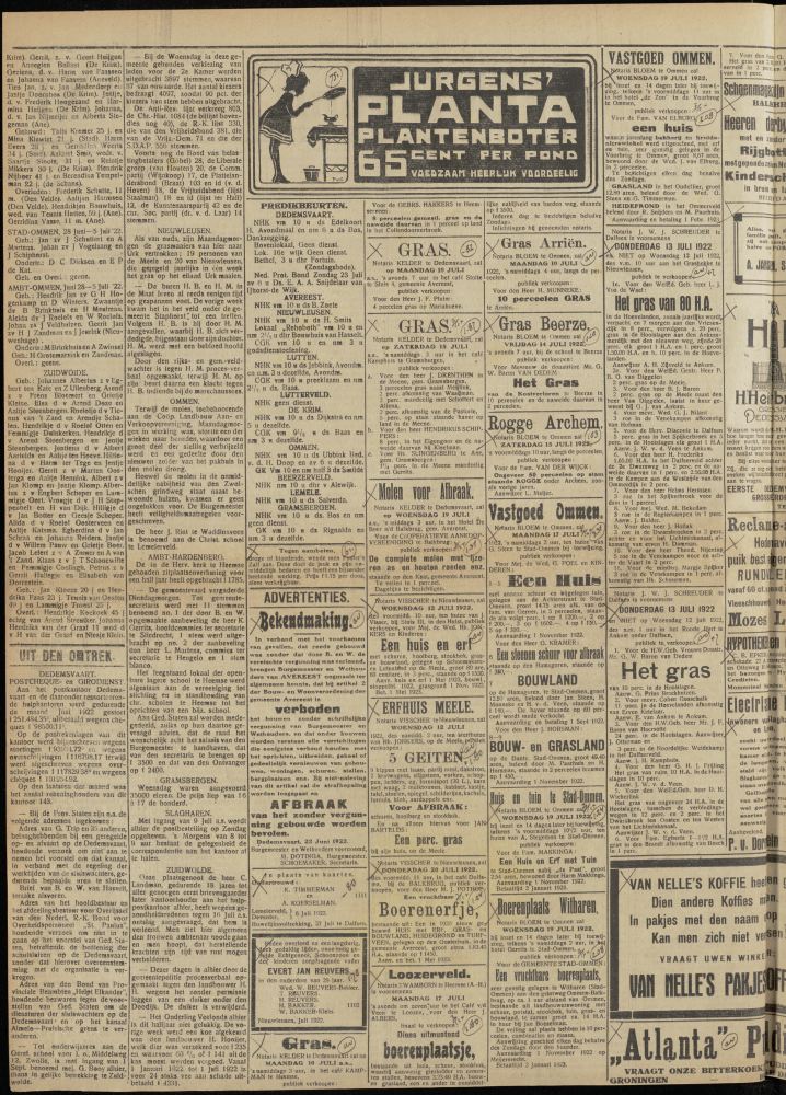 Bekijk detail van "Dedemsvaartsche Courant 8/7/1922 pagina 2 van 4<br xmlns:atlantis="urn:atlantis" />"
