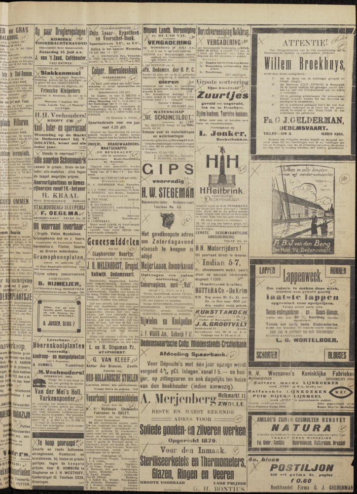 Bekijk detail van "Dedemsvaartsche Courant 15/7/1922 pagina 3 van 4<br xmlns:atlantis="urn:atlantis" />"