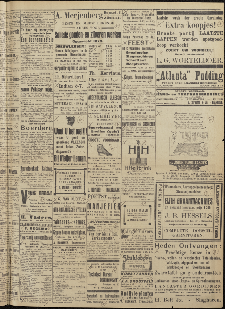 Bekijk detail van "Dedemsvaartsche Courant 29/7/1922 pagina 3 van 4<br xmlns:atlantis="urn:atlantis" />"