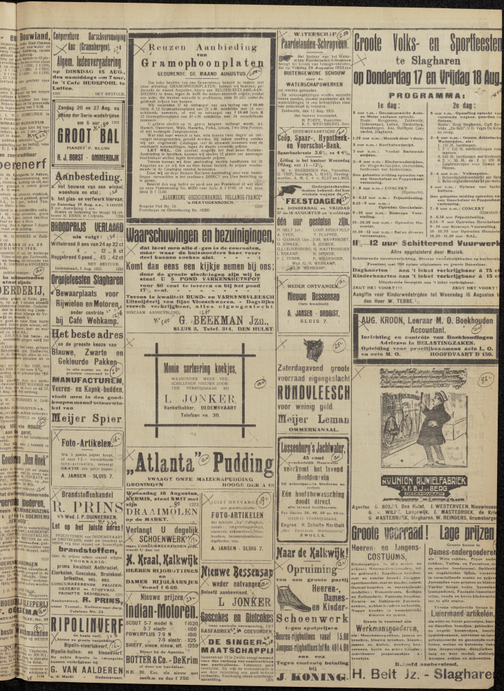 Bekijk detail van "Dedemsvaartsche Courant 12/8/1922 pagina 3 van 4<br xmlns:atlantis="urn:atlantis" />"