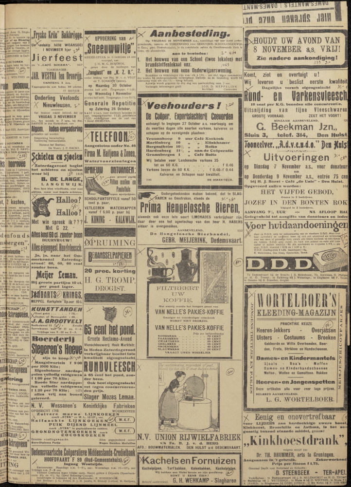 Bekijk detail van "Dedemsvaartsche Courant 28/10/1922 pagina 5 van 6<br xmlns:atlantis="urn:atlantis" />"