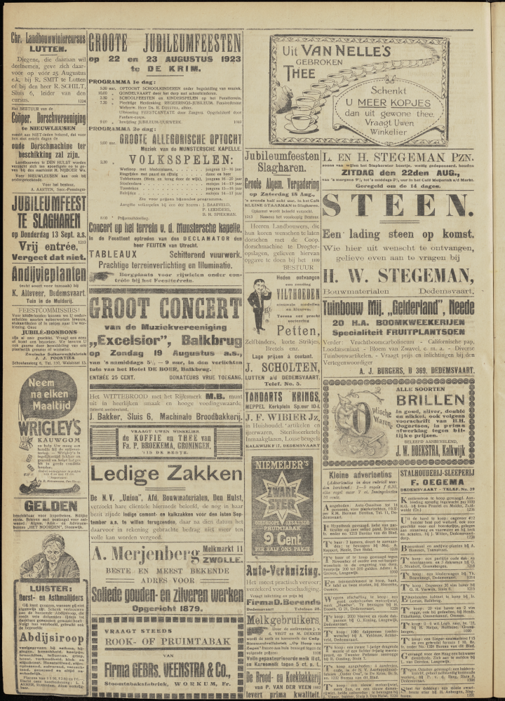 Bekijk detail van "Dedemsvaartsche Courant 18/<span class="highlight">8</span>/1923 pagina 4 van 4<br xmlns:atlantis="urn:atlantis" />"