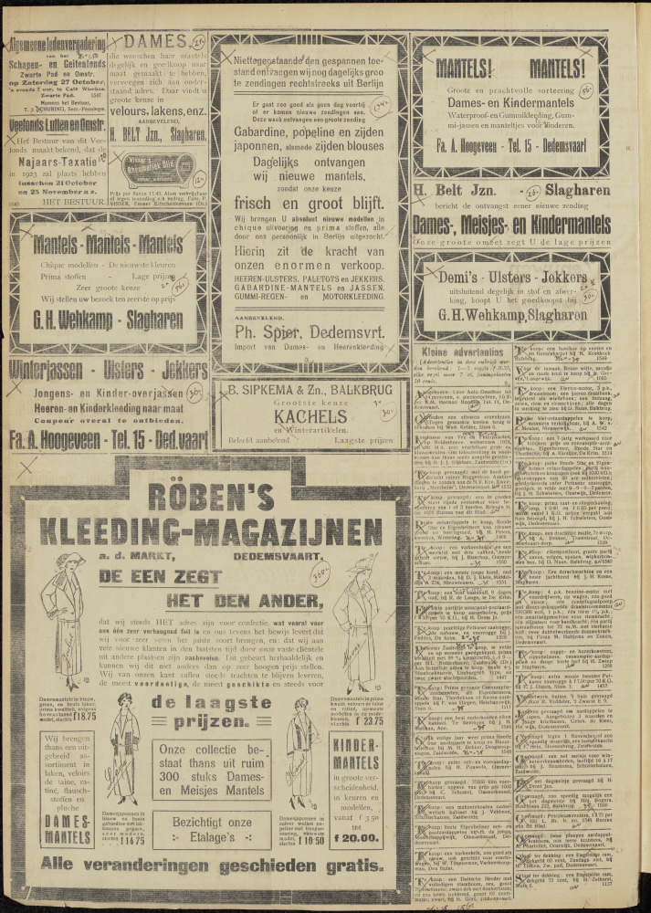 Bekijk detail van "Dedemsvaartsche Courant 20/10/1923 pagina 6 van 8<br xmlns:atlantis="urn:atlantis" />"