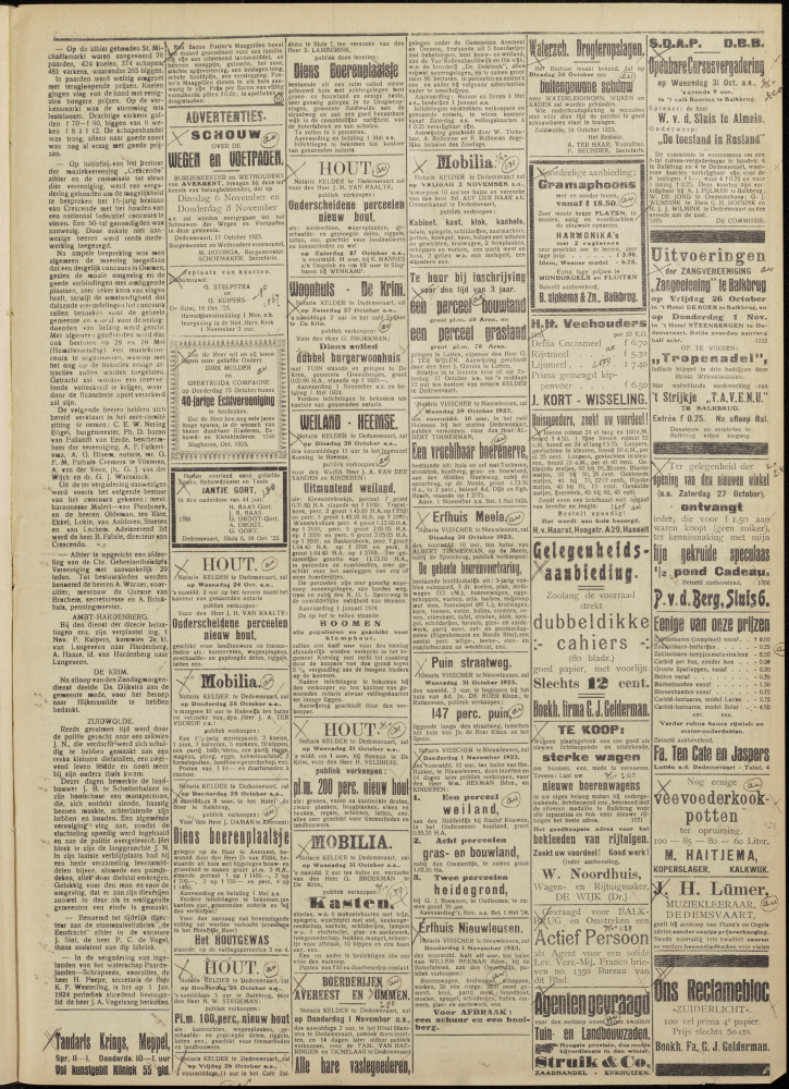 Bekijk detail van "Dedemsvaartsche Courant 24/10/1923 pagina 3 van 4<br xmlns:atlantis="urn:atlantis" />"