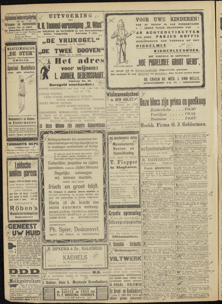 Bekijk detail van "Dedemsvaartsche Courant 24/10/1923 pagina 4 van 4<br xmlns:atlantis="urn:atlantis" />"