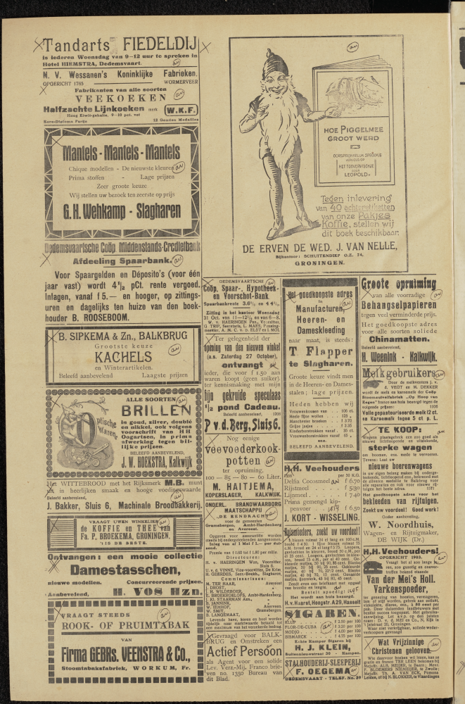 Bekijk detail van "Dedemsvaartsche Courant 27/10/1923 pagina 6 van 10<br xmlns:atlantis="urn:atlantis" />"