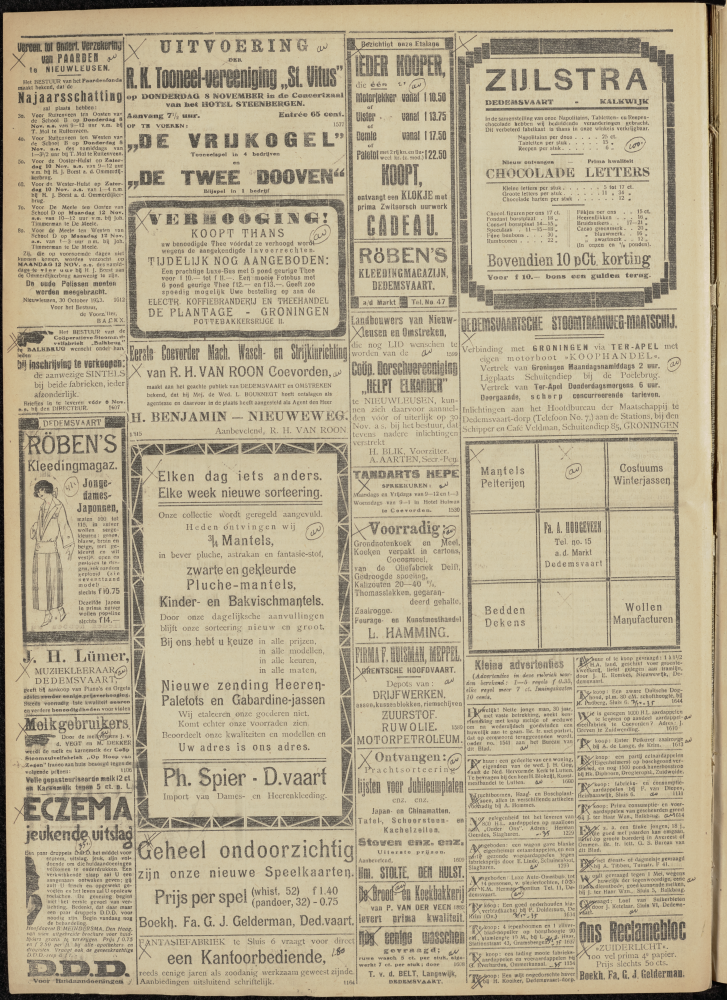 Bekijk detail van "Dedemsvaartsche Courant 7/11/1923 pagina 4 van 4<br xmlns:atlantis="urn:atlantis" />"