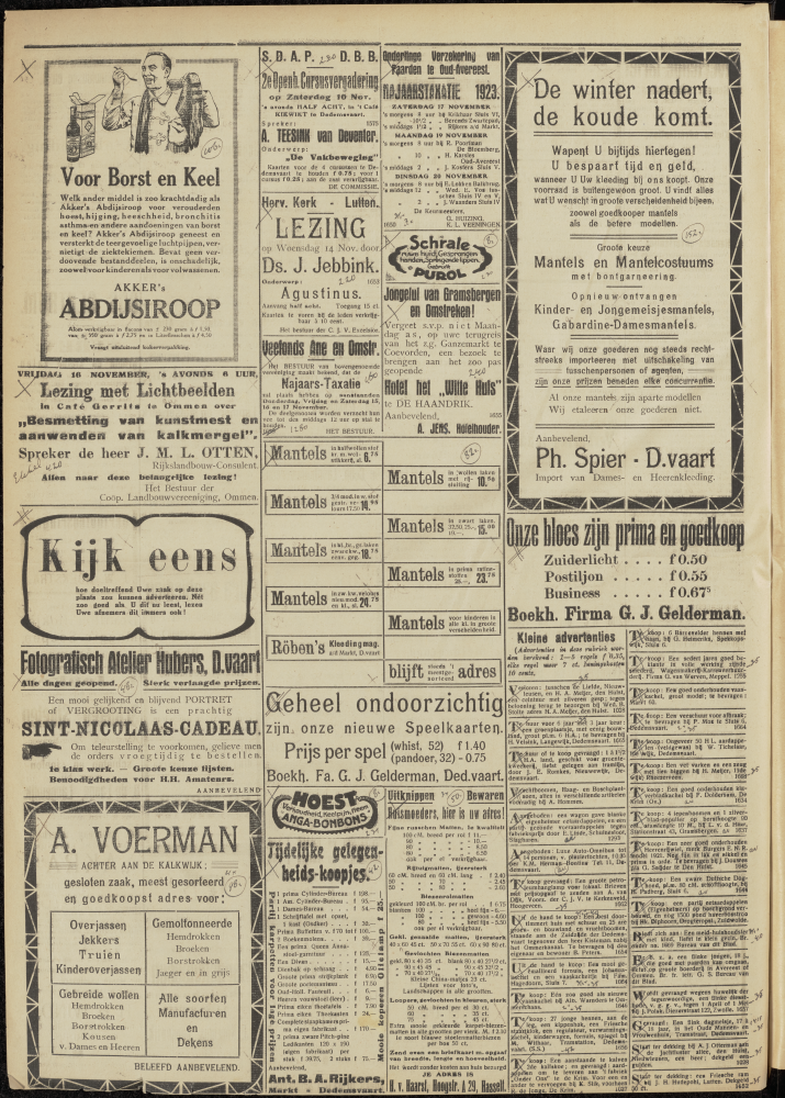 Bekijk detail van "Dedemsvaartsche Courant 10/11/1923 pagina 4 van 6<br xmlns:atlantis="urn:atlantis" />"