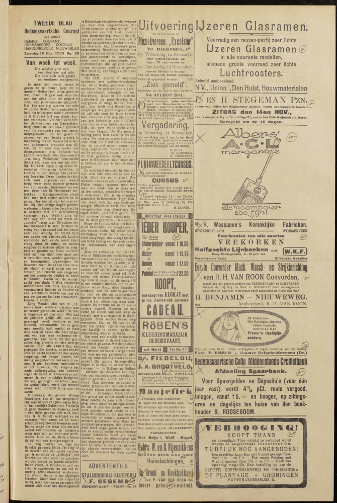 Bekijk detail van "Dedemsvaartsche Courant 10/11/1923 pagina 5 van 6<br xmlns:atlantis="urn:atlantis" />"