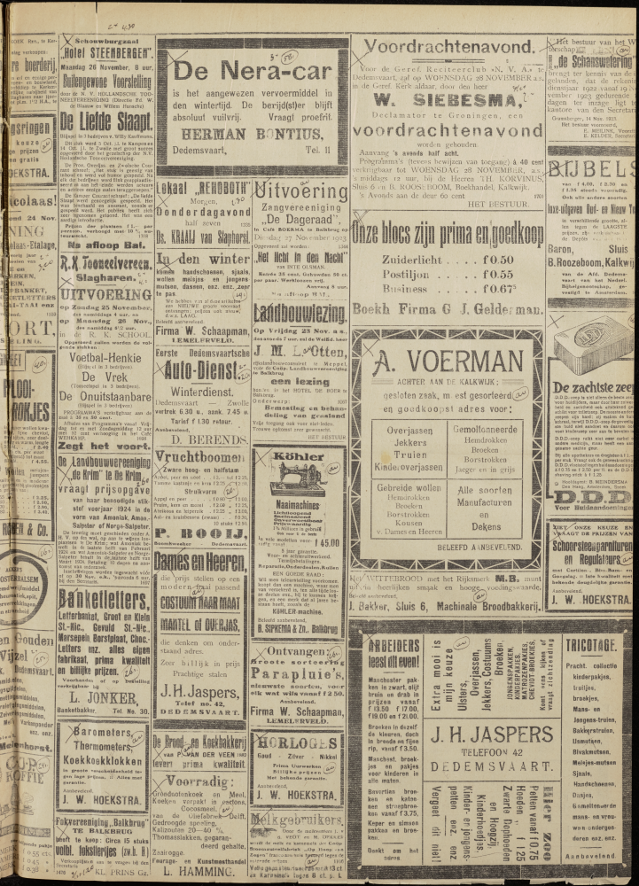 Bekijk detail van "Dedemsvaartsche Courant 21/11/1923 pagina 3 van 4<br xmlns:atlantis="urn:atlantis" />"