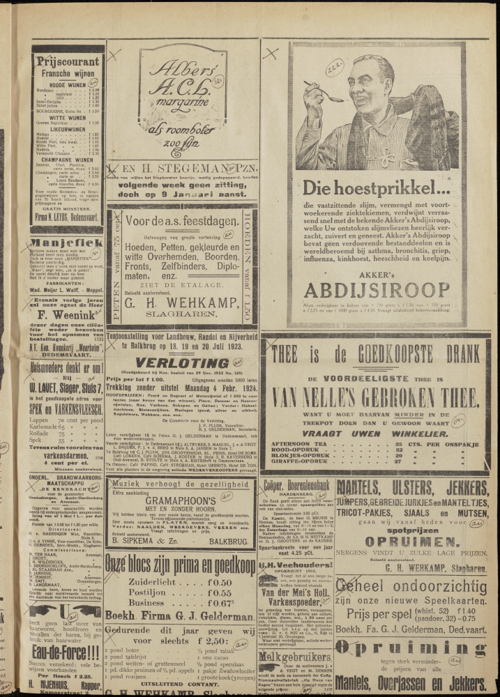 Bekijk detail van "Dedemsvaartsche Courant 22/12/1923 pagina 3 van 8<br xmlns:atlantis="urn:atlantis" />"