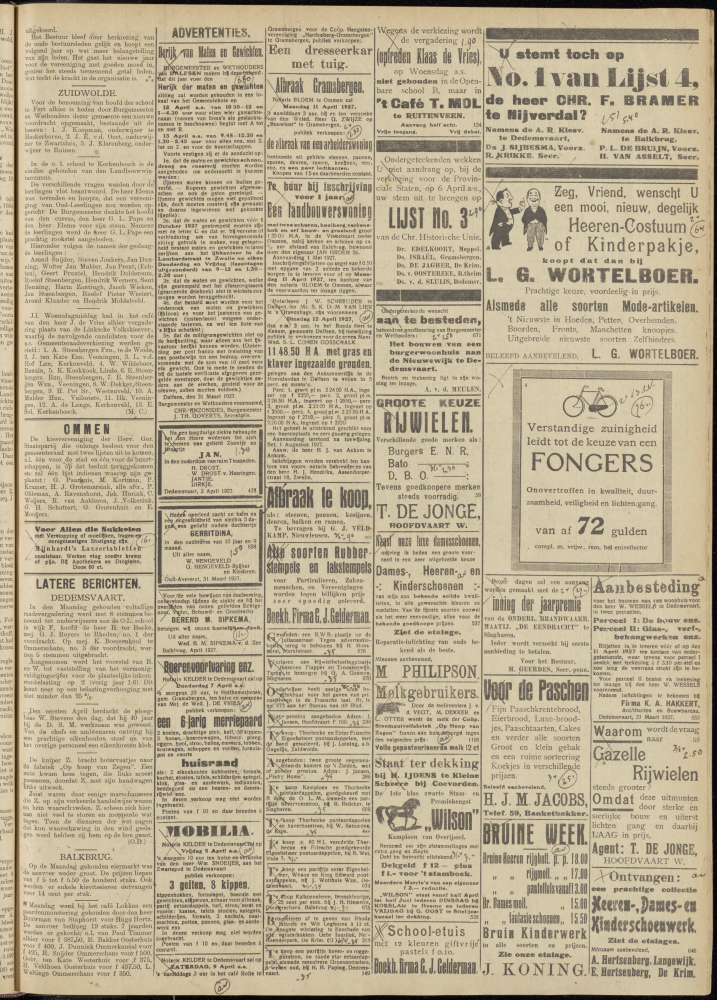 Bekijk detail van "Dedemsvaartsche Courant 6/4/1927 pagina 3 van 4<br xmlns:atlantis="urn:atlantis" />"