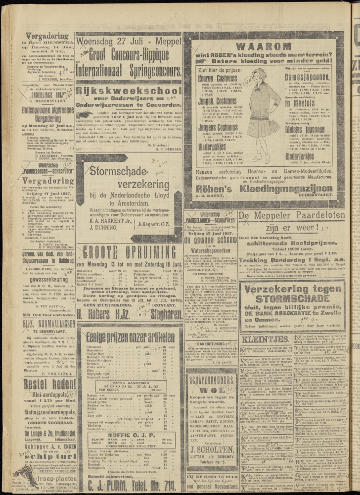 Bekijk detail van "Dedemsvaartsche Courant 11/6/1927 pagina 4 van 8<br xmlns:atlantis="urn:atlantis" />"